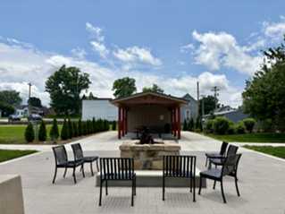 6. Houchin Shelter and Fire Ring Plaza